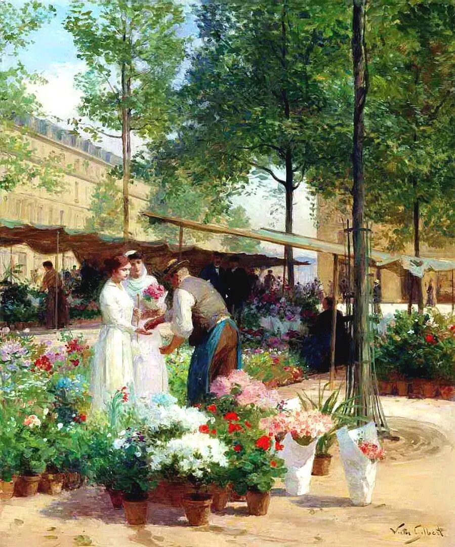 Victor-Gabriel Gilbert (French, 1847-1933). Художник Victor Gabriel Gilbert.