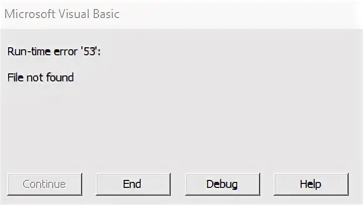 Done error