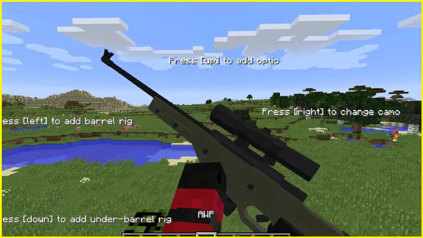Версия 1.19 41. Minecraft Modern Warfare оружие. Снайперская винтовка в МАЙНКРАФТЕ мод. Мод на огнестрельное оружие. Minecraft мод на оружие.