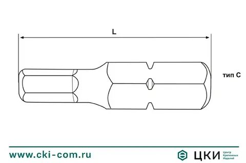 Чертеж биты