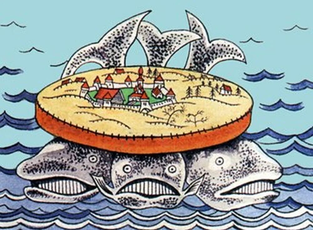 земля на трех слонах и черепахе. земля на китах. плоская земля на трех китах и черепахе. мир стоит на трех китах. земля на слонах и черепахе.