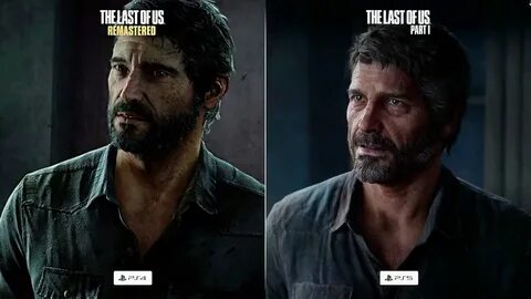 Джоэл The Last of Us Remake - сравнение PS4 vs PS5.
