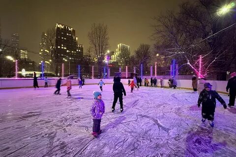 Открытый каток в москве