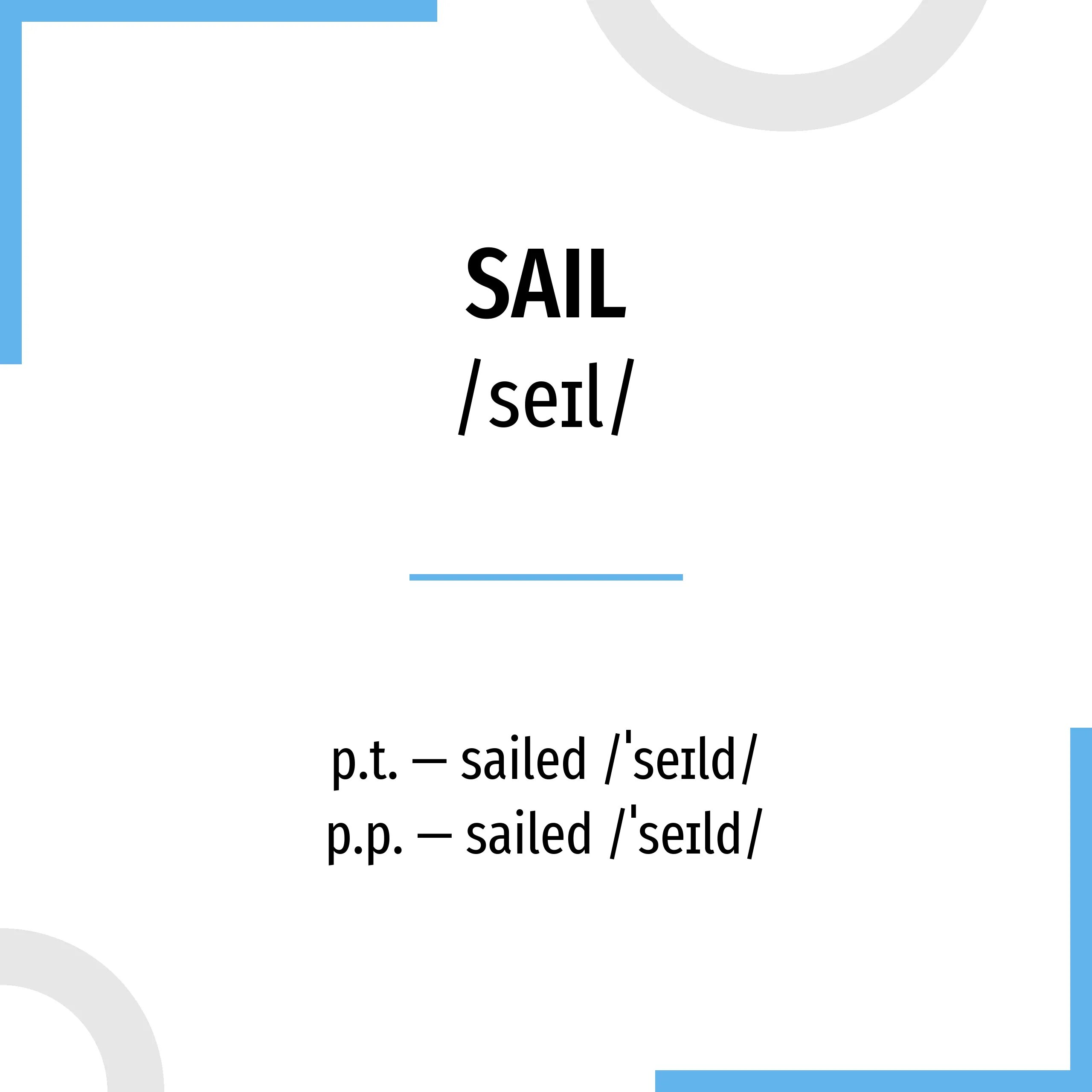 Три формы глагола Sail. Sail вторая форма глагола. Третья форма Sail. Sail 3 формы глагола в английском.