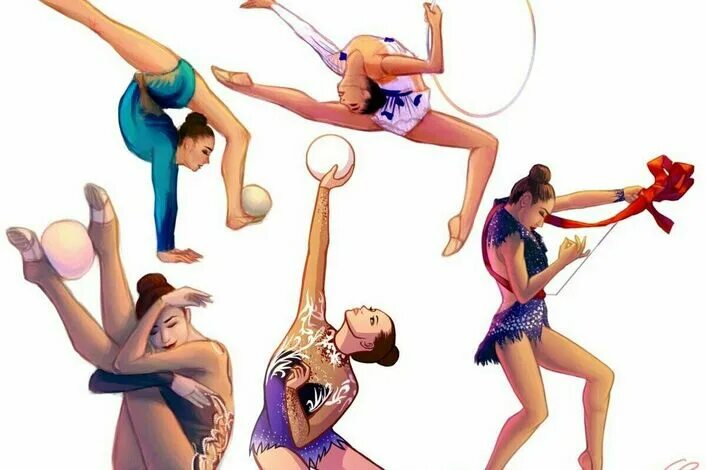 Как назвать коллаж спортивных фото юной гимнастки