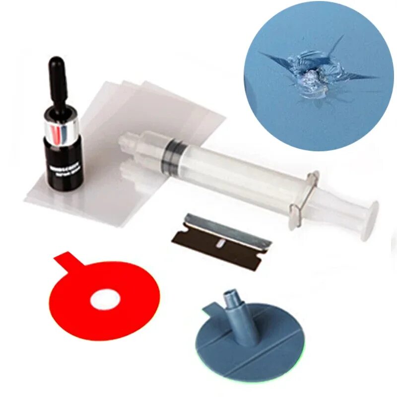 Набор для ремонта стекол автомобиля (Windshield Repair Kit) sovepsshop. Windshield Repair Kit. Набор для ремонта автостекол Windshield Repair Kit. Набор для ремонта ветровых стекол.