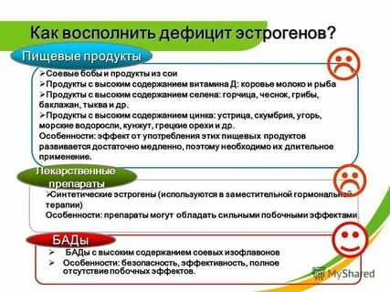 Понижен уровень эстрогена у женщин