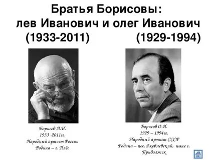 Биография братьев борисовых