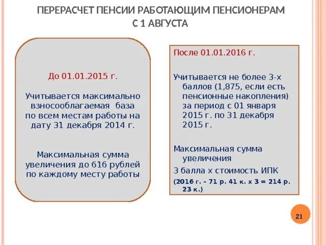 Расчет пенсии работающего пенсионера. Перерасчет пенсии работающим пенсионерам. Как перерасчет пенсии работающим пенсионерам. Перерасчёт пенсии после увольнения. Пересчёт пенсии после увольнения работающего пенсионера.