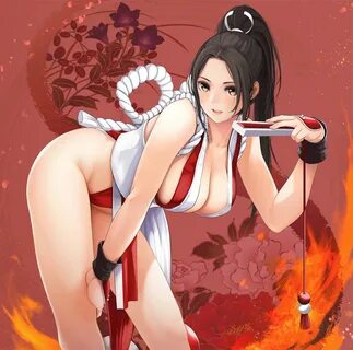 Characters: Ninjas Shiranui_mai_the_king_of_fighters_and_1_more_drawn_by_fe...
