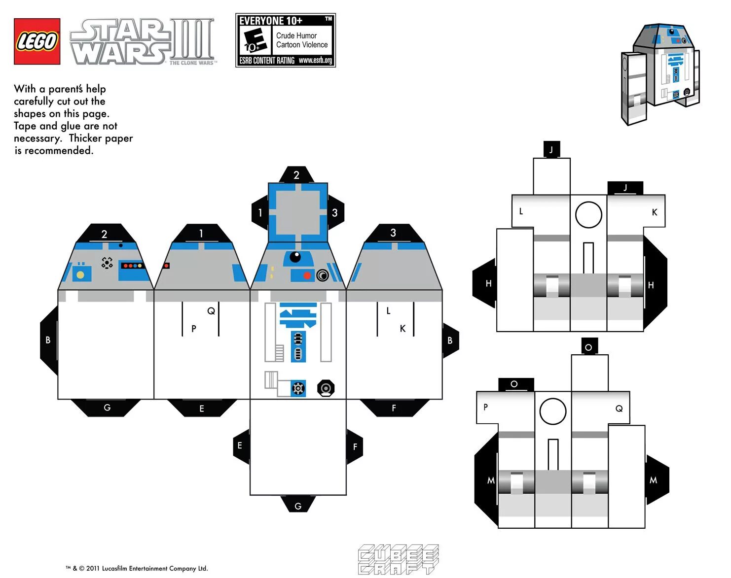 Paper Craft, Wheatley Papercraft, Portal Papercraft, Papercraft Template, Games 