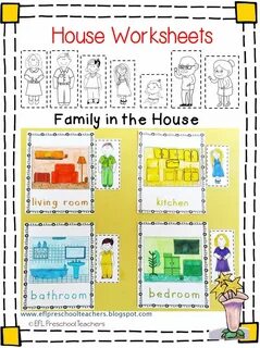 My house worksheets for kids