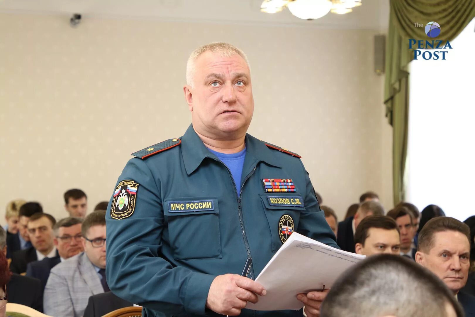 Генерал Козлов МЧС. Козлов начальник МЧС Пензенской области.