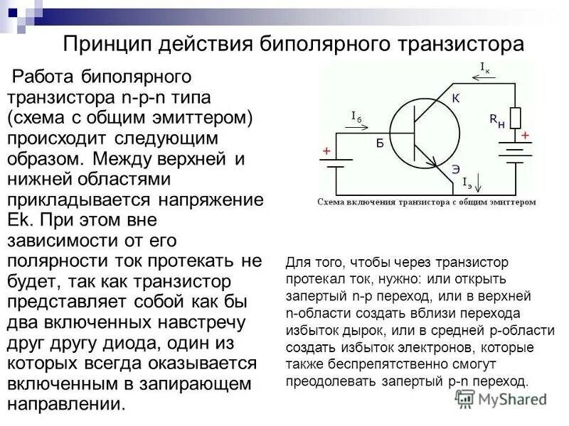 Ответы Mail.ru: Кто может кратко и доходчиво с простой схемой объяснить про бипо