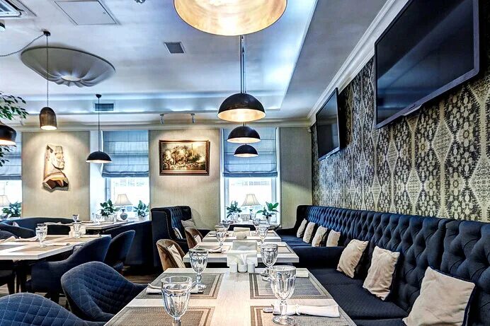 Panorama: Modi, restaurant, Москва, Трубниковский переулок, 11 - Yandex Maps