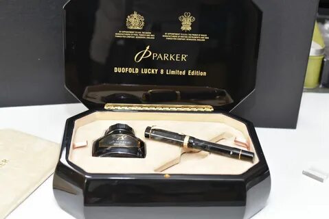 Fountain Pen Parker Duofold Lucky 8 Centenial limited edition - Ibérica Pen...