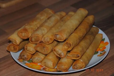 Трубочки с мясом