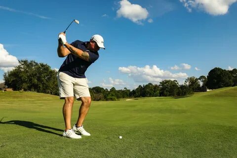 Golf is played with a