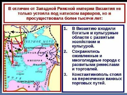 Причины падения византии 6 класс