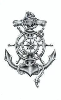 Эскиз тату морская тематика