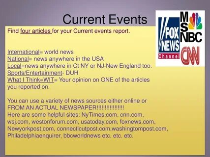 Current events