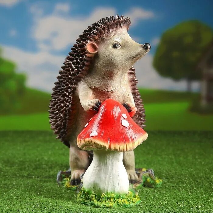 Фигурка ежик из полистоуна. Фигура садовая ежик. Ежик фигура. Садовая фигура ёж. Ежик фигура.