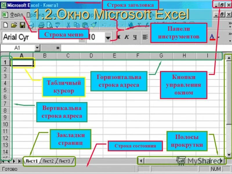 Microsoft excel вид