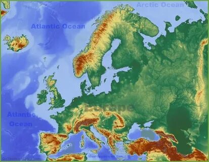 5 морей европы
