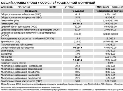 Расшифровка анализов врачом