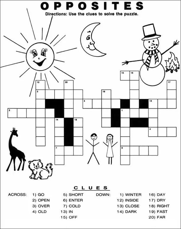 Crossword на английском. Головоломки по английскому языку. Crossword for children. Головоломки на английском для детей. Crossword for kids