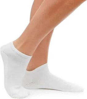 Feet in white socks