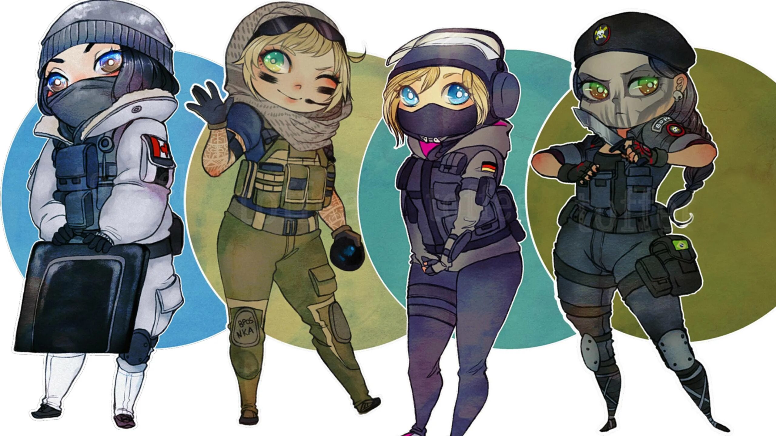 IQ Rainbow Six Siege Art Чиби. Арт оперативников Rainbow Six Siege. R6 Siege фан. Чиби Frost Rainbow Six Siege.