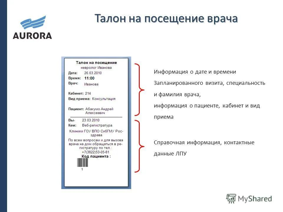 Талон к врачу ребенку. Талон к врачу ребенку