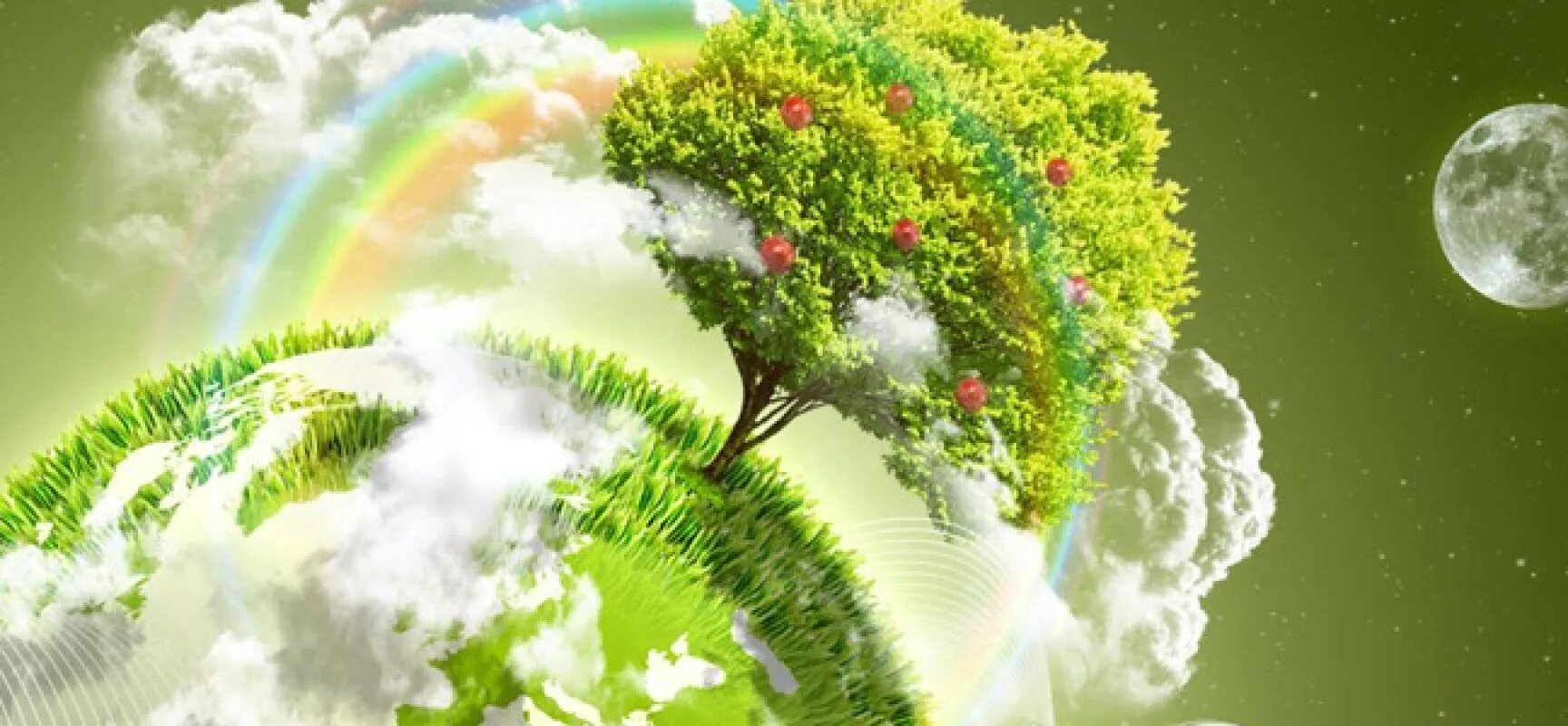 волшебный зеленый дом. зеленый дом земля. земной шар. фон для презентации на экологическую тему. зеленый дом земля.