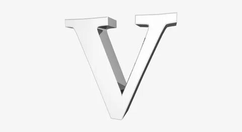 Буква v объем