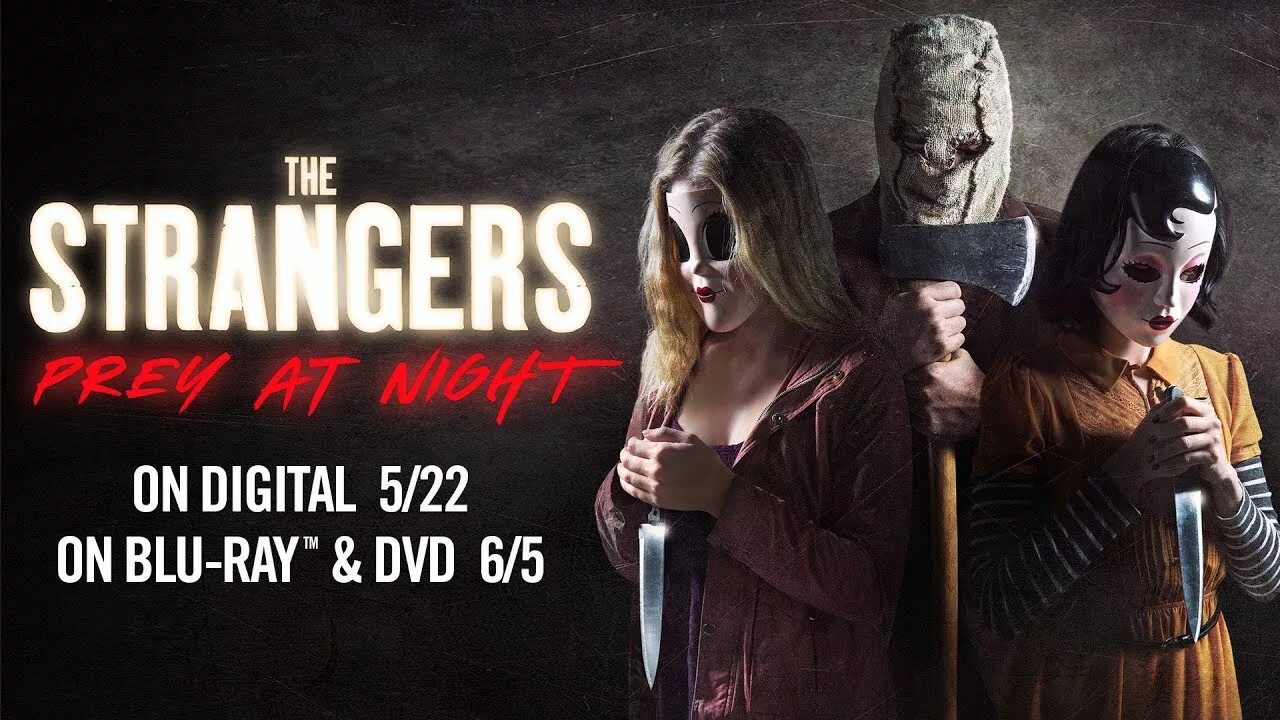 The strangers 2024. Незнакомцы: жестокие игры / the strangers: Prey at Night (2018) обложка Blu-ray.