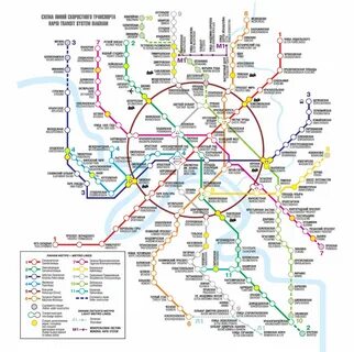 Схема метро новое с расчетом пути