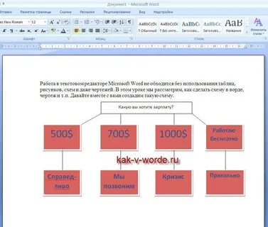 Схемы ms word