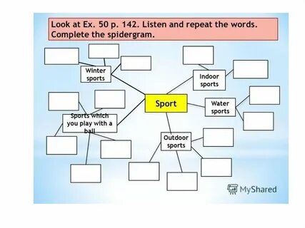 Complete the words sports