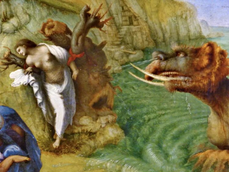 Персей убивающий дракона. Персей убивающий дракона. Медуза горгона и андромеда. Персей убивающий дракона. Тифон греческая мифология.