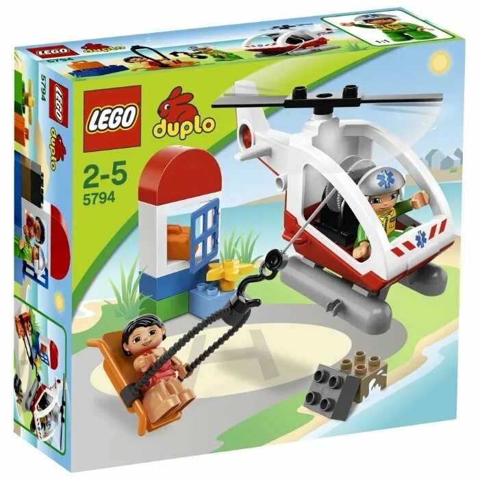 Lego duplo вертолет. Лего дупло 5794. Lego duplo вертолет. Lego duplo helicopter. Лего дупло вертолет скорой помощи 5794.