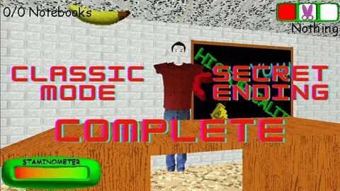 Baldis basics classic remastered mods