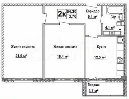 Планировка квартир нижний