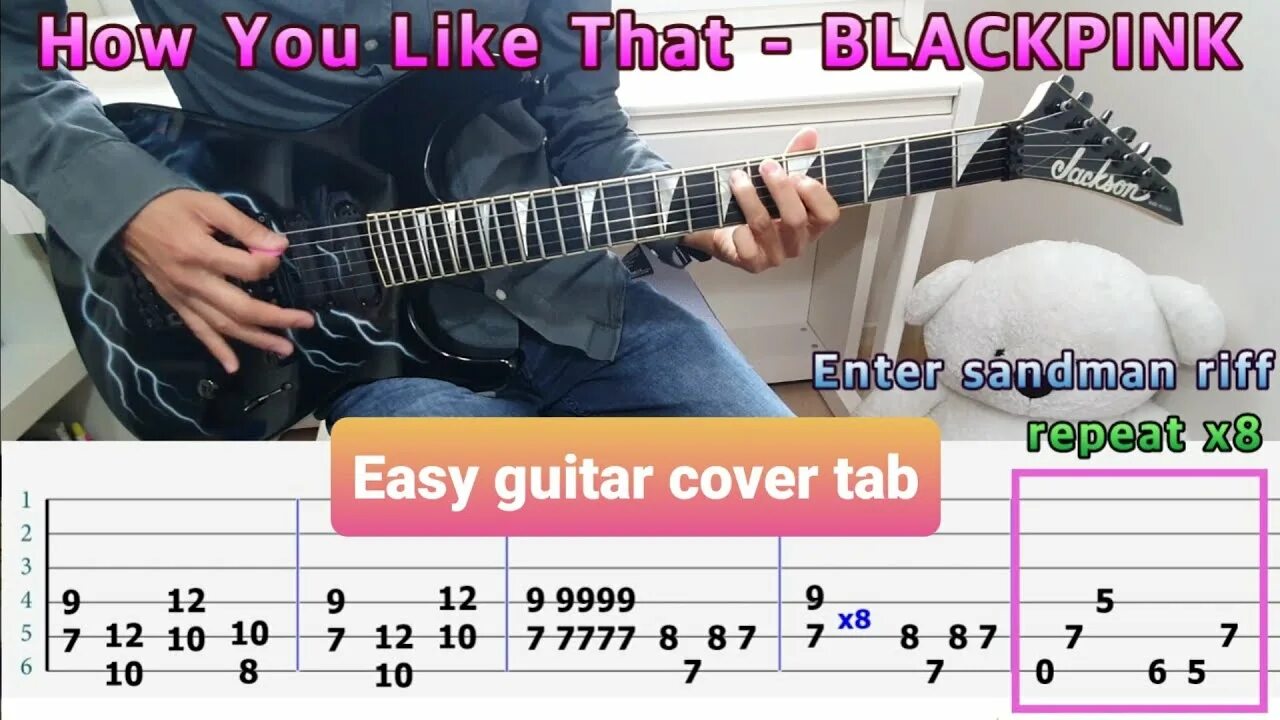 Песня how you like that. Blackpink с гитарой. k pop табы для гитары. блэкпинк на гитаре табы. how you like that blackpink ноты.