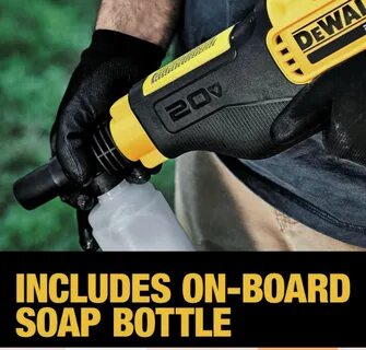 Аккумуляторная автомойка dewalt