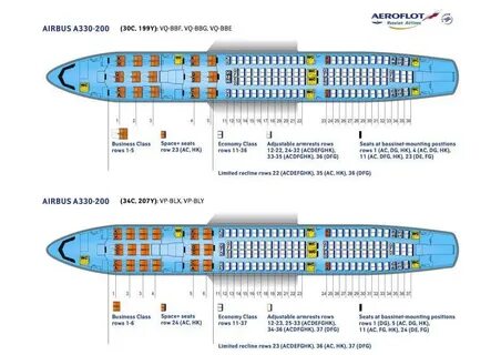 А 330 300 самолет аэрофлот схема салона