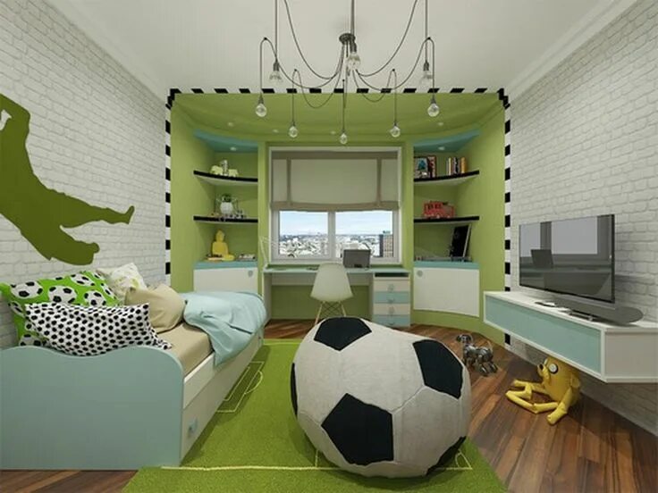 Modern Kiev Apartment Designed for a Young Family Дизайн детской комнаты, Дизайн