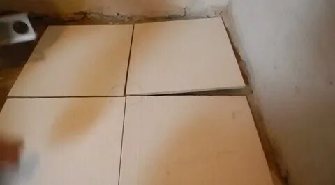Уклон плитки в бане