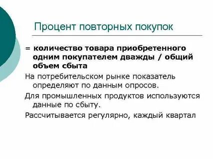 Повторные покупки