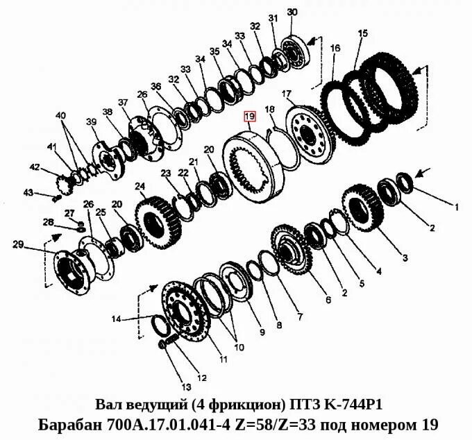 Вал кпп к 700. 700а.17.01.041-4 барабан. бустерный вал кпп к-700. кпп 700 бустерный вал схема. коробка передач на кировец к 700 схема.